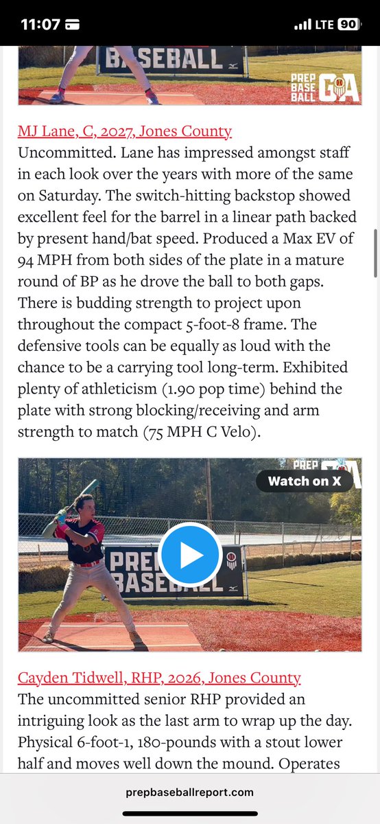 Thank you <a href="/PrepBaseballGA/">Prep Baseball Georgia</a> for the write up and the opportunity this weekend! <a href="/Hudson_PBR/">Hudson Graham</a> <a href="/IanSmittyGA/">Ian Smith</a> <a href="/AveryFouts24/">Avery Fouts</a>