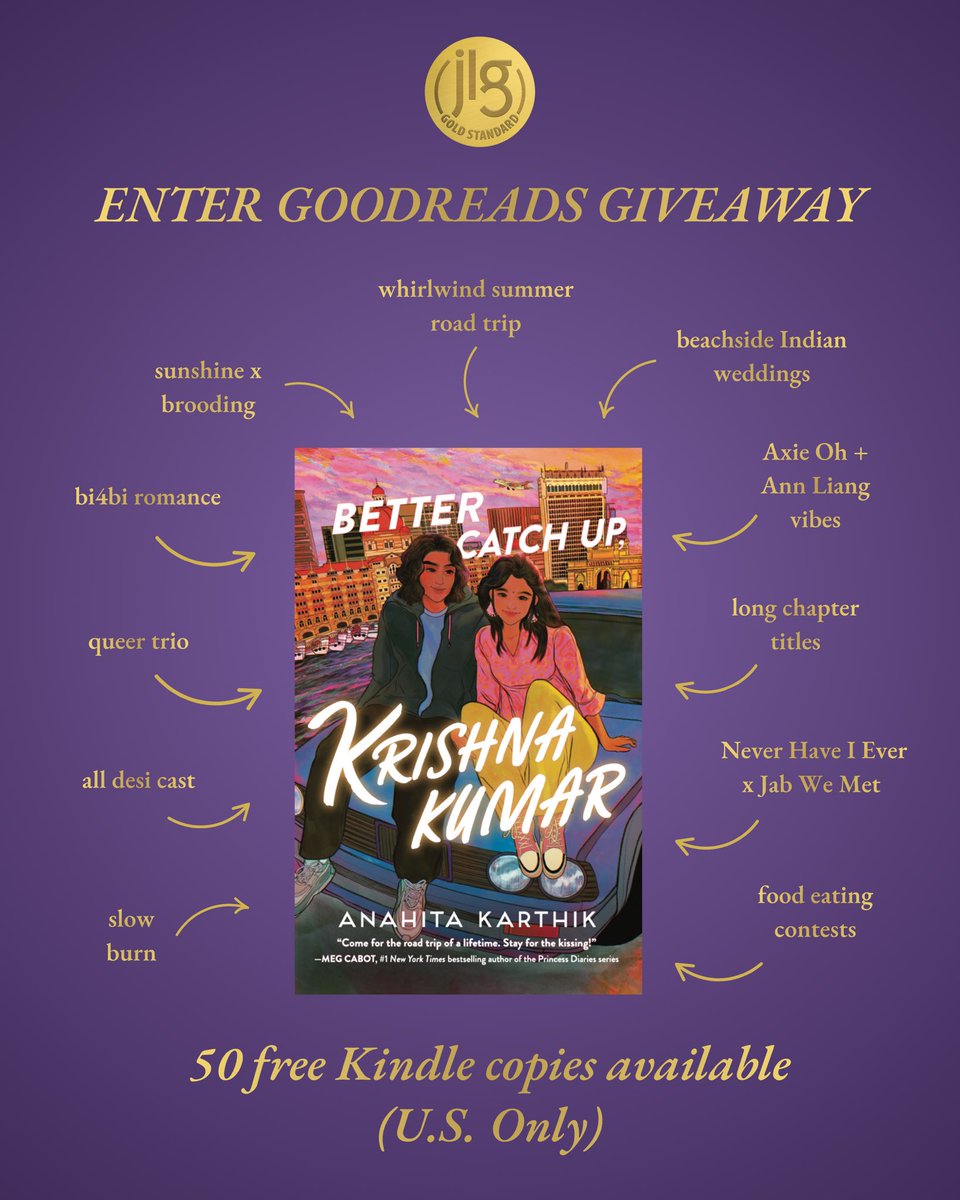 I am delighted to share that my book is a <a href="/JrLibraryGuild/">Junior Library Guild</a> Gold Standard selection 🌟 This was on my dream author bucket list &amp; as a kid who practically grew up in a library, it’s such an honor! In perfect time too, because there’s a Goodreads giveaway going on for 50 free copies!