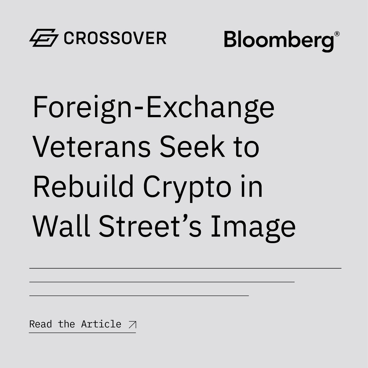 Crossover Markets tweet media