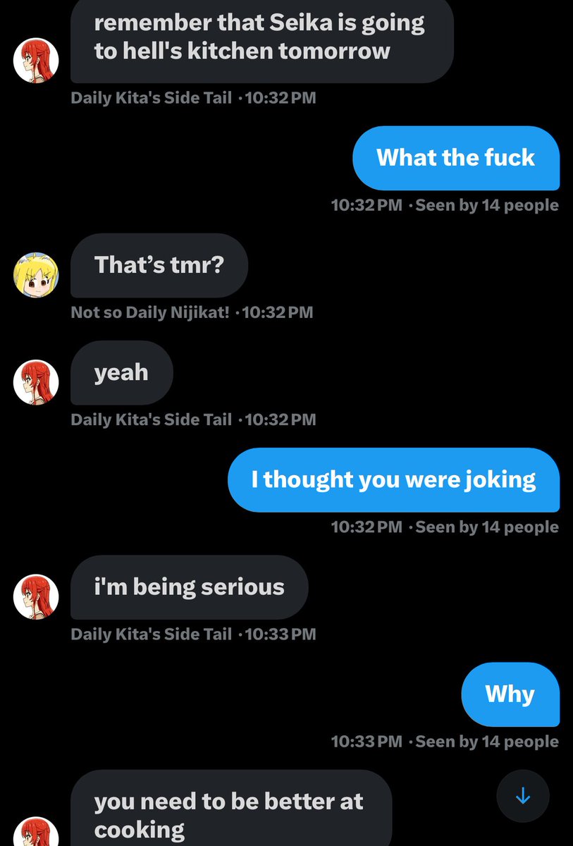 They're sending me to hell's kitchen I can't believe this, my cooking can't be this horrible I have to be sent to hell's kitchen