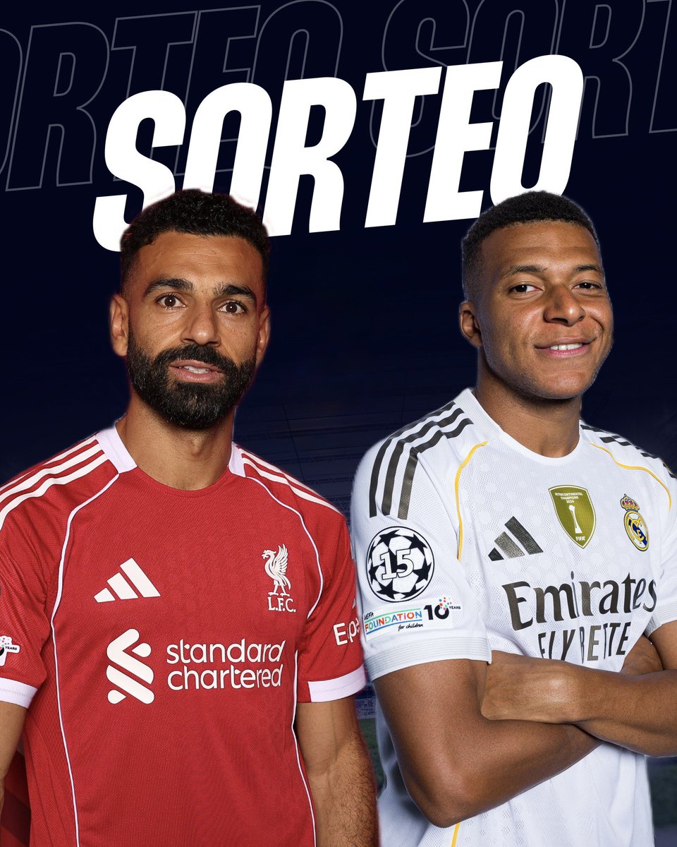 BestSh0p's tweet image. Oye @grok, si Mbappé o Salah marcan gol hoy en el partido de Champions entre el Madrid y el Liverpool, sortea CUALQUIER CAMISETA entre todos los que den RT y nos sigan.

‼️ Doble participación mencionando a un amigo 👀

Da el ganador mañana 5/11/2025 a las 15:00

Suerte! 🍀