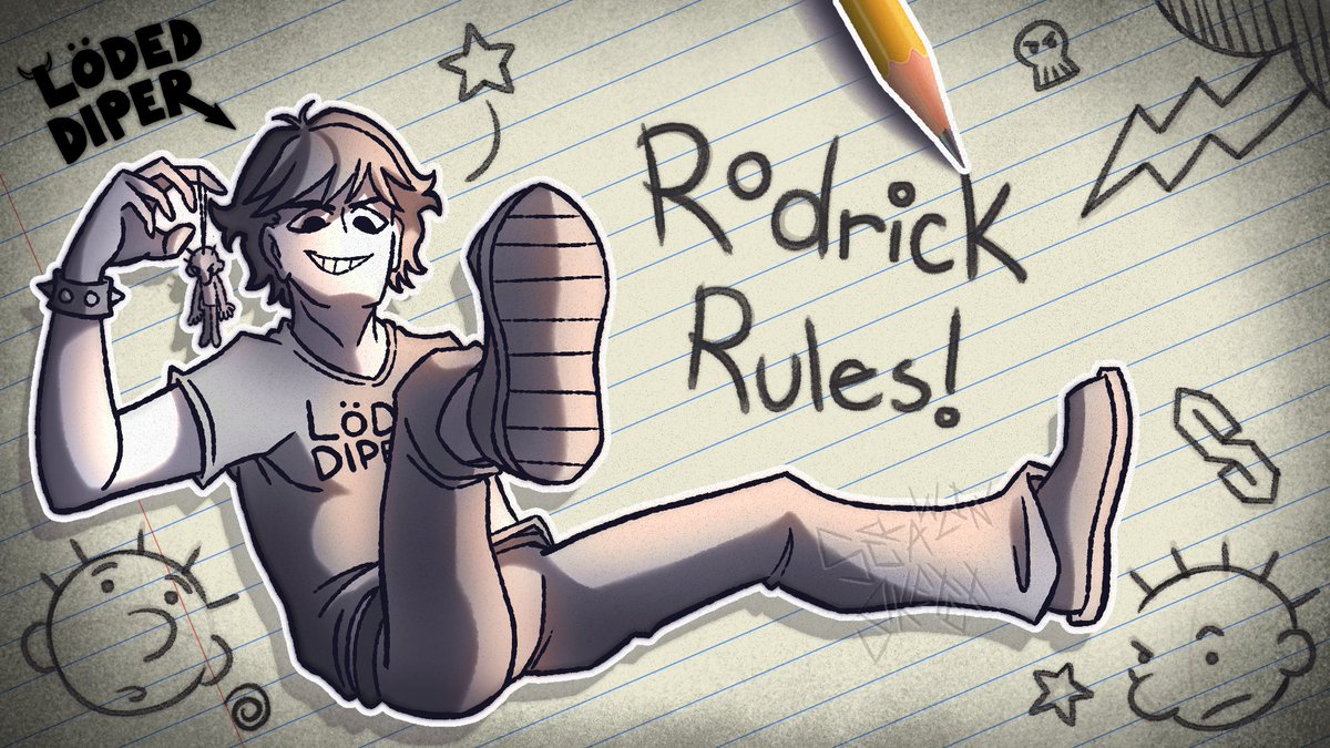 ScrawlinSketch's tweet photo. Rodrick Rules!
#diaryofawimpykid #doawk #rodrickrules #rodrickheffley #doawkrodrickheffley #diaryofawimpykidrodrickheffley #diaryofawimpykidrodrickrules #doawkfanart #fanart #digitalart #artistsontwitter https://t.co/sKpRx0wqgL