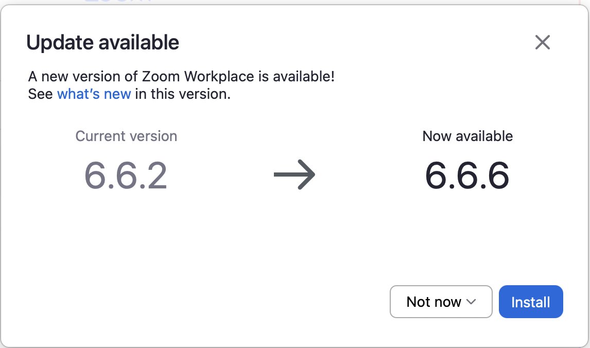 If something goes wrong with this update, I can't really say I wasn't warned.