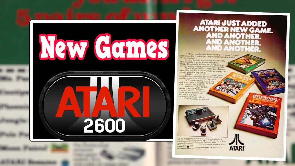New Games for your Atari 2600 Part 75 youtu.be/AtzaiUeH-tw?si… via <a href="/YouTube/">YouTube</a> #atari #atari2600
