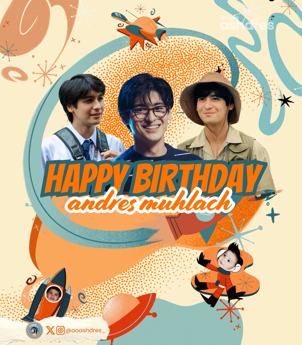 aoashdres_'s tweet photo. To the calm amidst the chaos and the goofball we can’t help but love — happy birthday, Andres! 🧡

There’s something about your presence that makes people breathe a little easier. You have that quiet warmth that doesn’t need to be loud to be felt. And just when things get too serious, your humor shows up and reminds everyone to smile.  

You’re calm, funny, and kind in all the best ways. Just keep being that person, the one who makes the world feel lighter. 🍃 
Amigas got you always. 💫