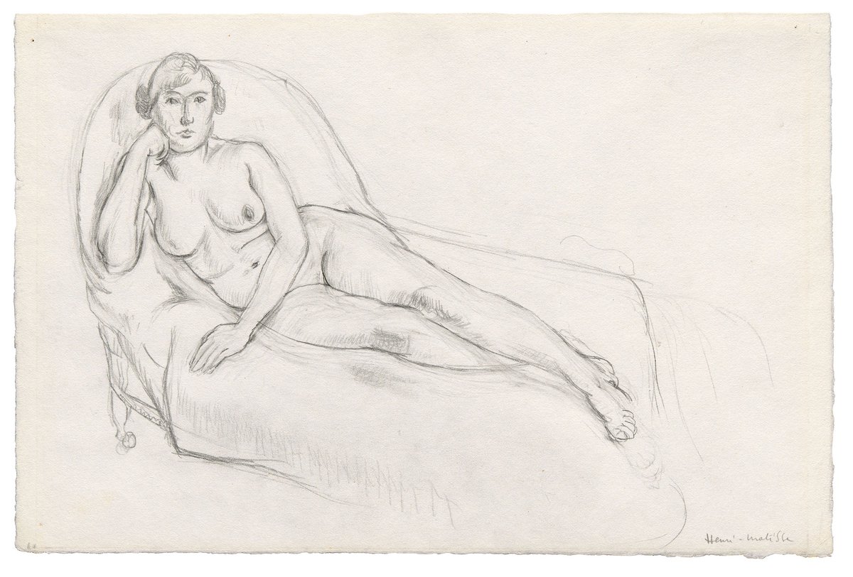 Reclining Nude, 1915 #artbots #matisse