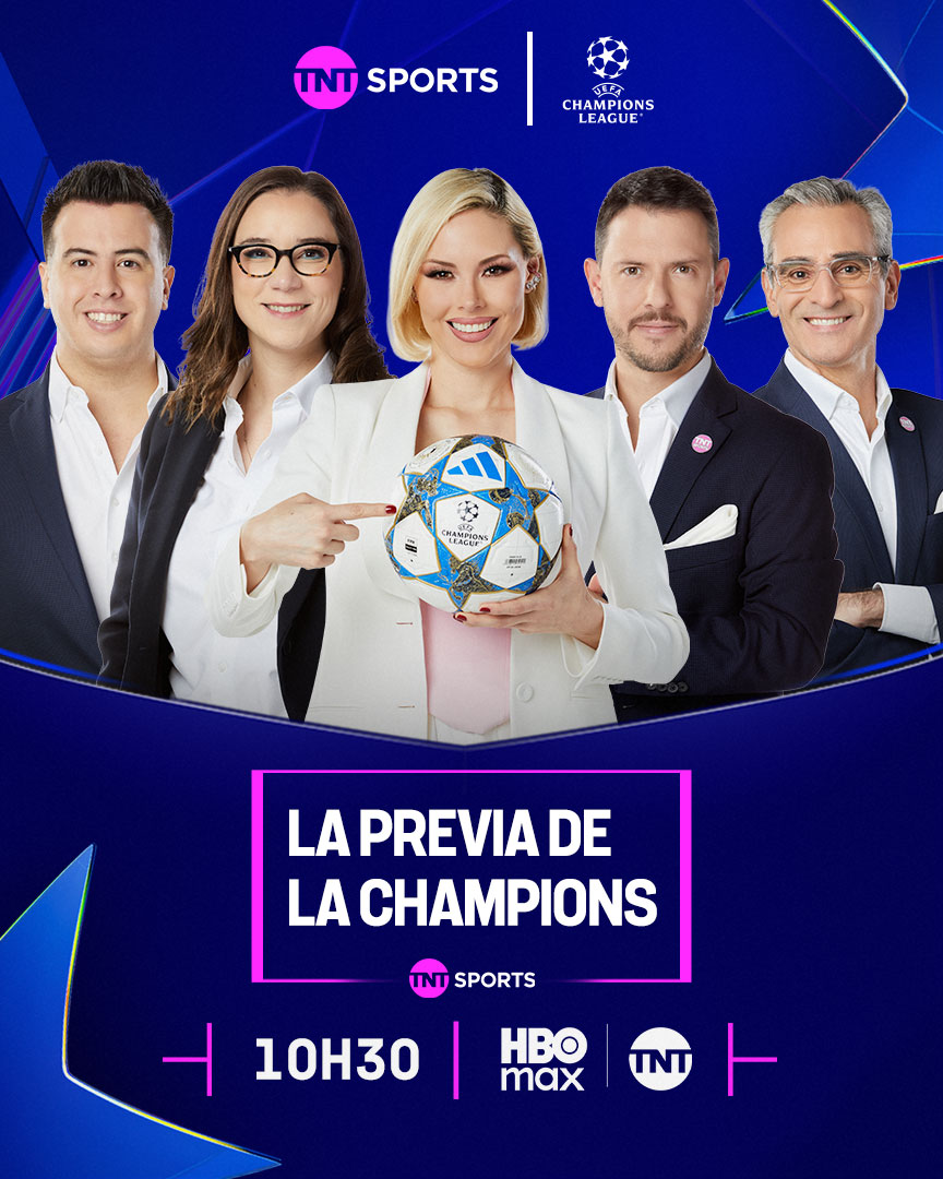 ¡Ya viene la previa! 🤩

<a href="/MiroslavaMont/">Miroslava Montemayor</a>, <a href="/MajolaB/">Majo González</a>, <a href="/DonBisca/">Eduardo Biscayart</a>, <a href="/PepedelBosque/">Pepe Del Bosque</a> y <a href="/christianelguea/">Tibu Elguea</a> llevarán lo mejor de la Jornada 4 de la #BenditaChampions. 🏆

⏰ 10:30 h
📲 <a href="/StreamMaxLA/">HBO Max Latinoamérica</a>: bit.ly/4fYZ4aQ
📺 <a href="/TNTLA/">TNT™ América Latina</a>

#TNTSportsEnHBOMax