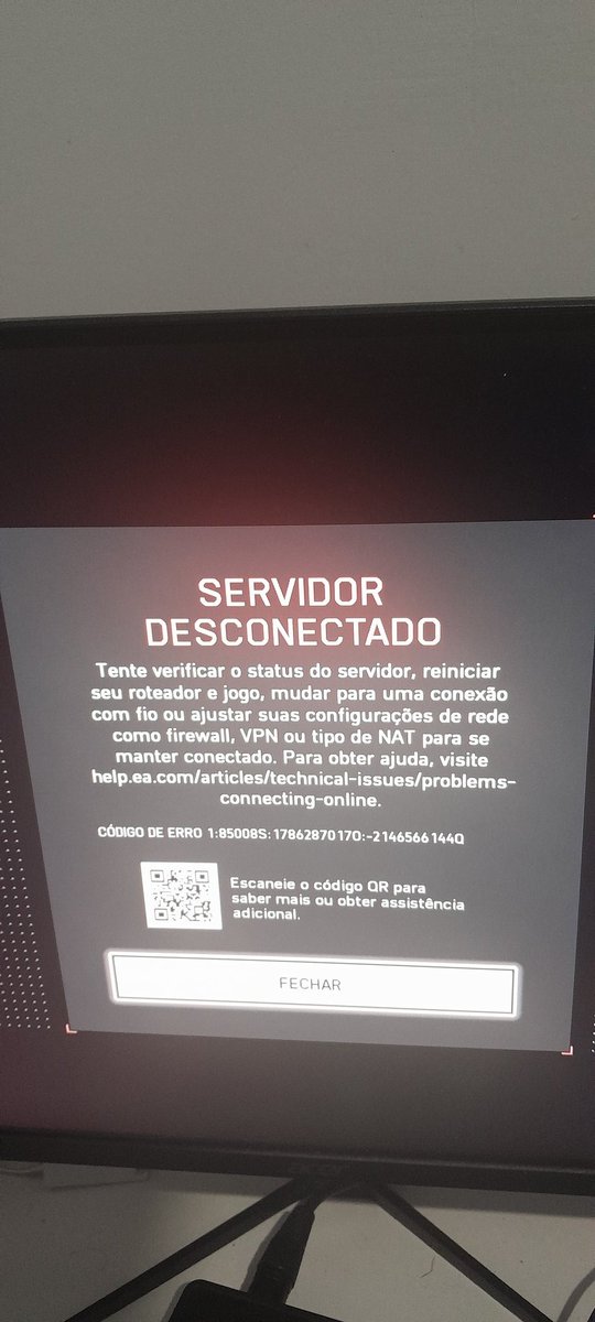 CarelliAdemir's tweet photo. @BattlefieldInte They could fix the connection problem. It's been like this since the beta. https://t.co/D0JPM7x7aR