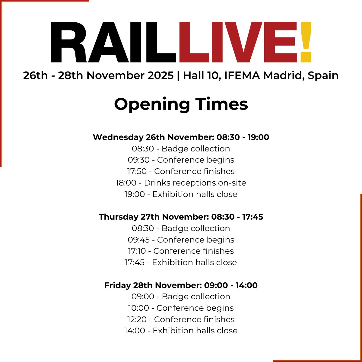 Rail Live! tweet media