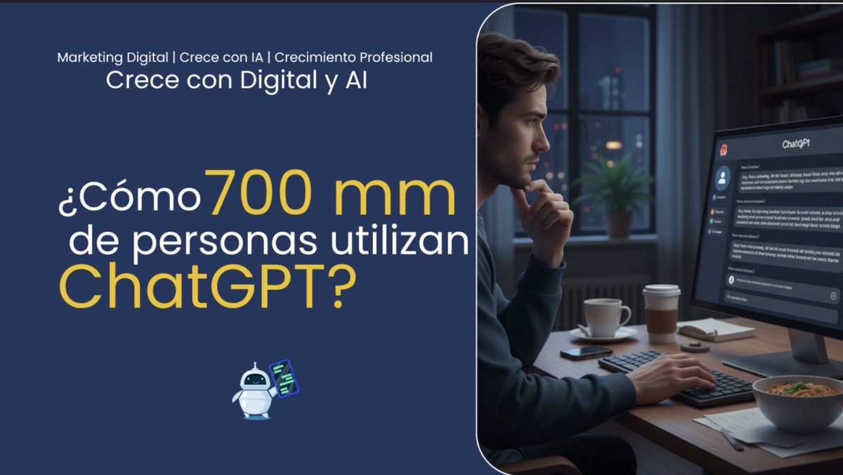 📢 Un estudio académico titulado "Cómo las personas utilizan ChatGPT", publicado en septiembre, 2025 por investigadores de OpenAI. 

linkedin.com/pulse/c%C3%B3m…