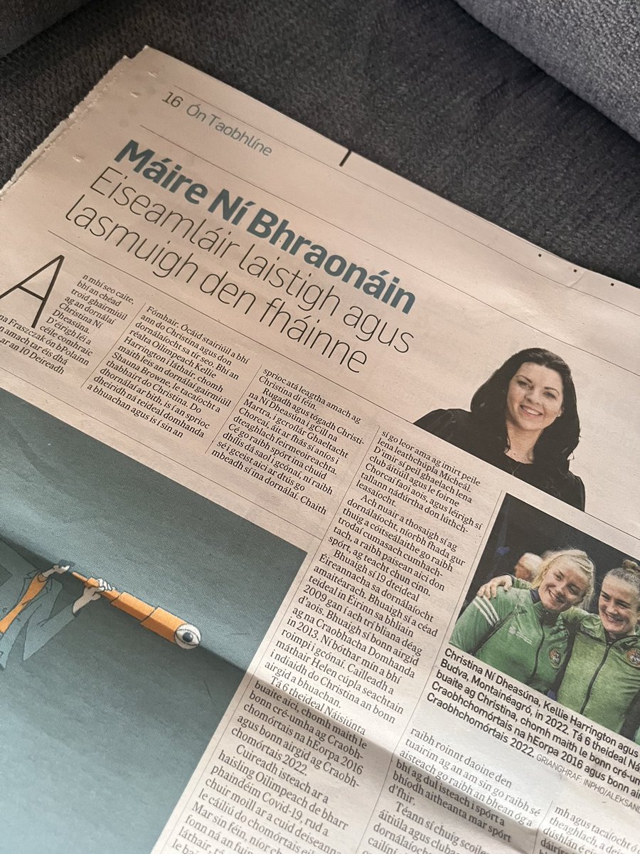 m_nibhraonain's tweet image. Mo cholún spórt I Scéal san @IrishTimes