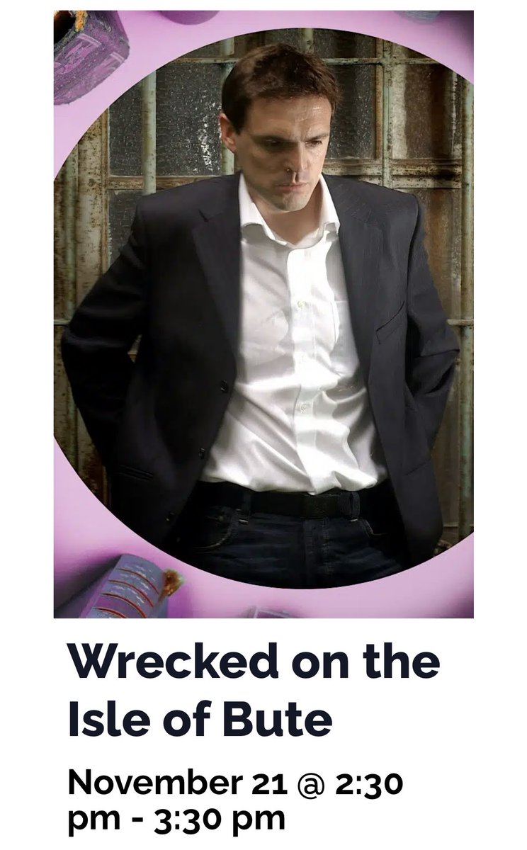 AeosMag's tweet image. Fancy getting Wrecked on the Isle of Bute? #writersoftwitter