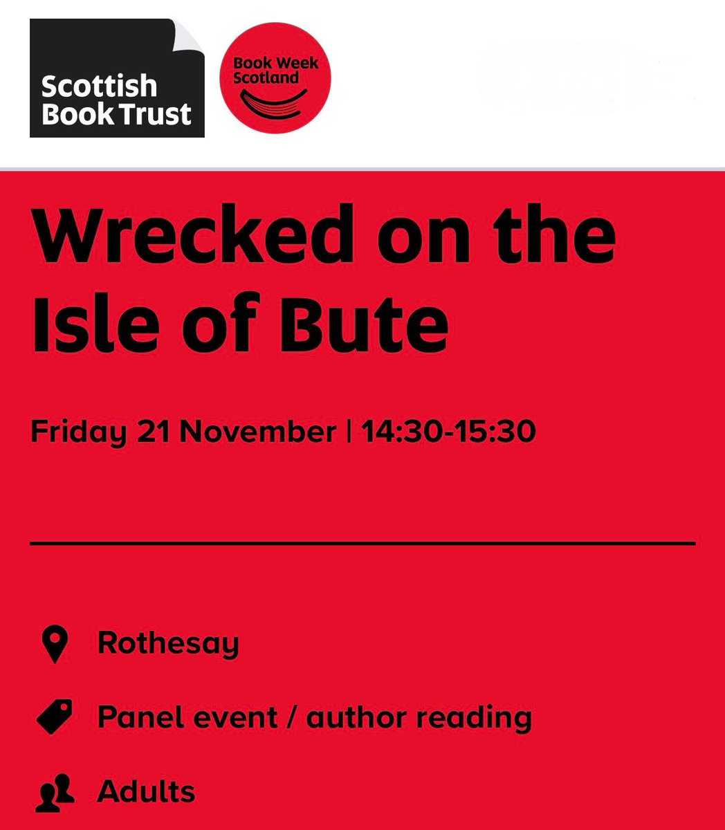 AeosMag's tweet image. Fancy getting Wrecked on the Isle of Bute? #writersoftwitter