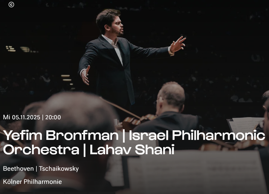 ASB_NRW's tweet image. Morgen in #Koeln ! Das @Israel_Phil Orchestra mit seinem #Dirigent Lavav Shani zu Gast in der @koelnmusik #Philharmonie 
#Musik #Vielfalt #Kultur #Rheinland #Israel #NRW