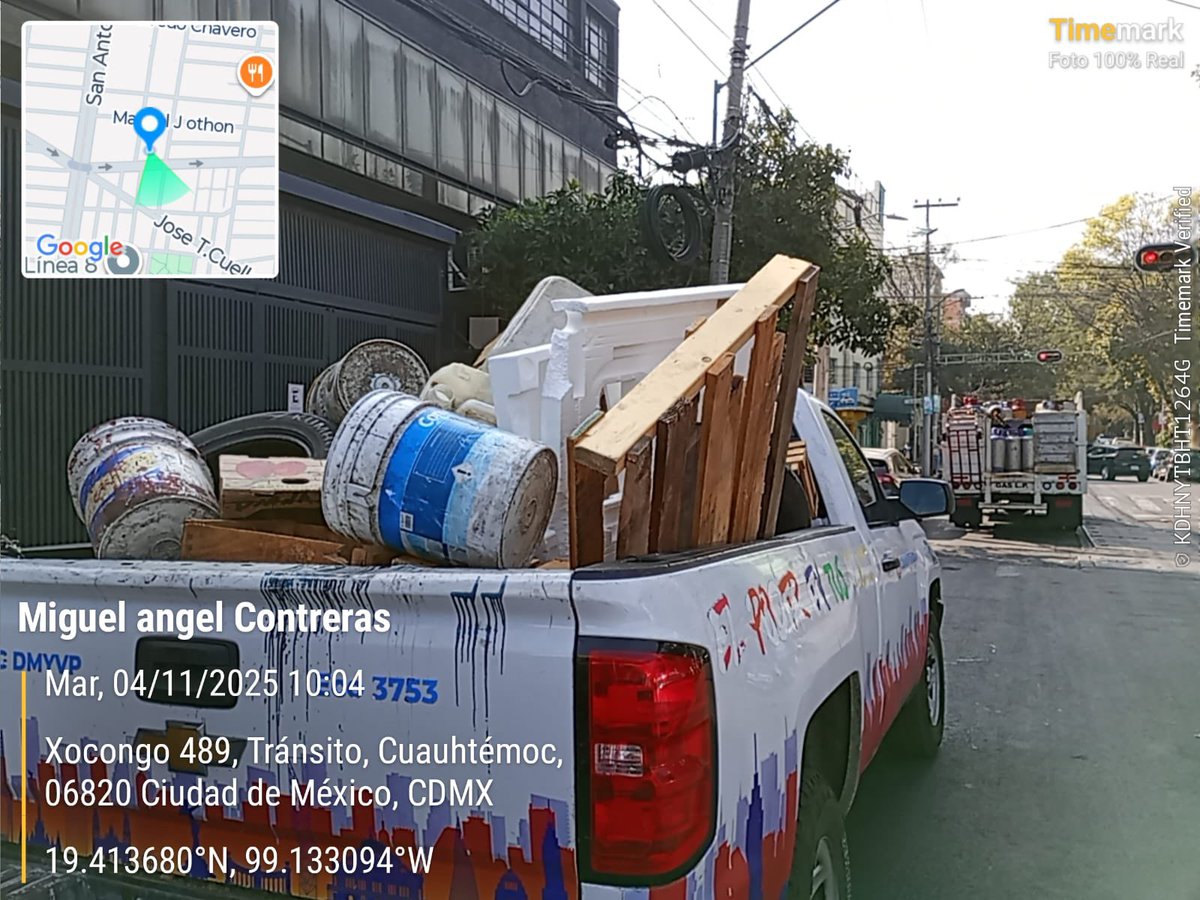 erikayazminrg's tweet image. Retiramos aparta lugares de la Col. Tránsito.
Cada petición es atendida #ElPoderEnTusManos