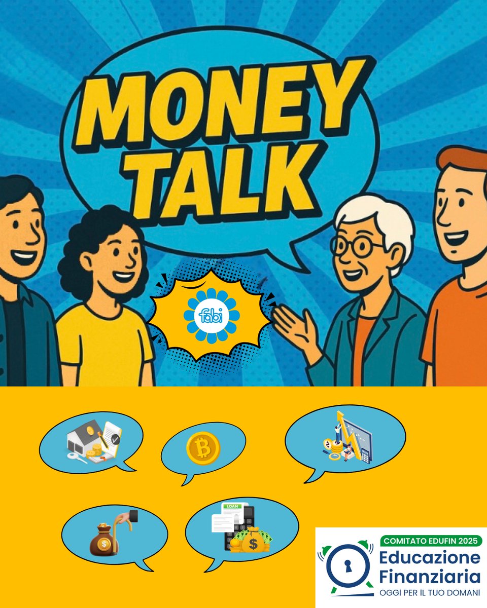 LA FABI OTTO VOLTE CON IL MEF PER L’EDUCAZIONE FINANZIARIA, IN ARRIVO “MONEY TALK” 

#edufin #fabi #sindacato #banche #bancari #moneytalk #educazionefinanziaria #NovembreEdufin2025 #ComitatoEdufin #MeseEdufin2025