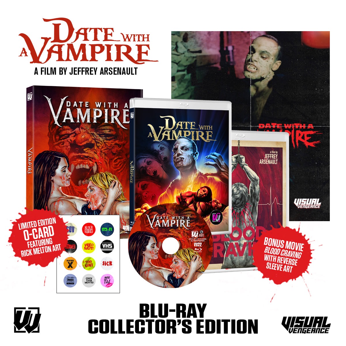 disc_connected's tweet image. ***ANNOUNCEMENT***

Coming on February 24th on Blu-ray in the US from @VisualVenVideo: #DateWithAVampire (2000)!

Violet is a vampire who hungers for sexual pleasure as much as her victim’s blood. By night she prowls the city, luring both men and women into her web of lust and