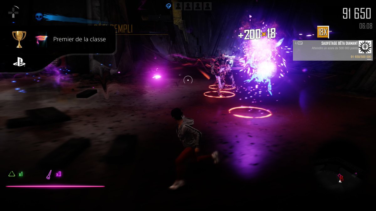 RealBadTaste's tweet image. inFAMOUS First Light
Premier de la classe (GOLD)
Sauvetage Bêta diamant (SILVER)
Perfectionniste (GOLD)
Déchaîné (GOLD)
#PlaystationTrophy #PS5Share #inFamousFirstLight

Passage dans la douleur de l&apos;arène sauvetage Bêta. Au-delà de cinq, j&apos;ai arrêté de compter les heures. 😵