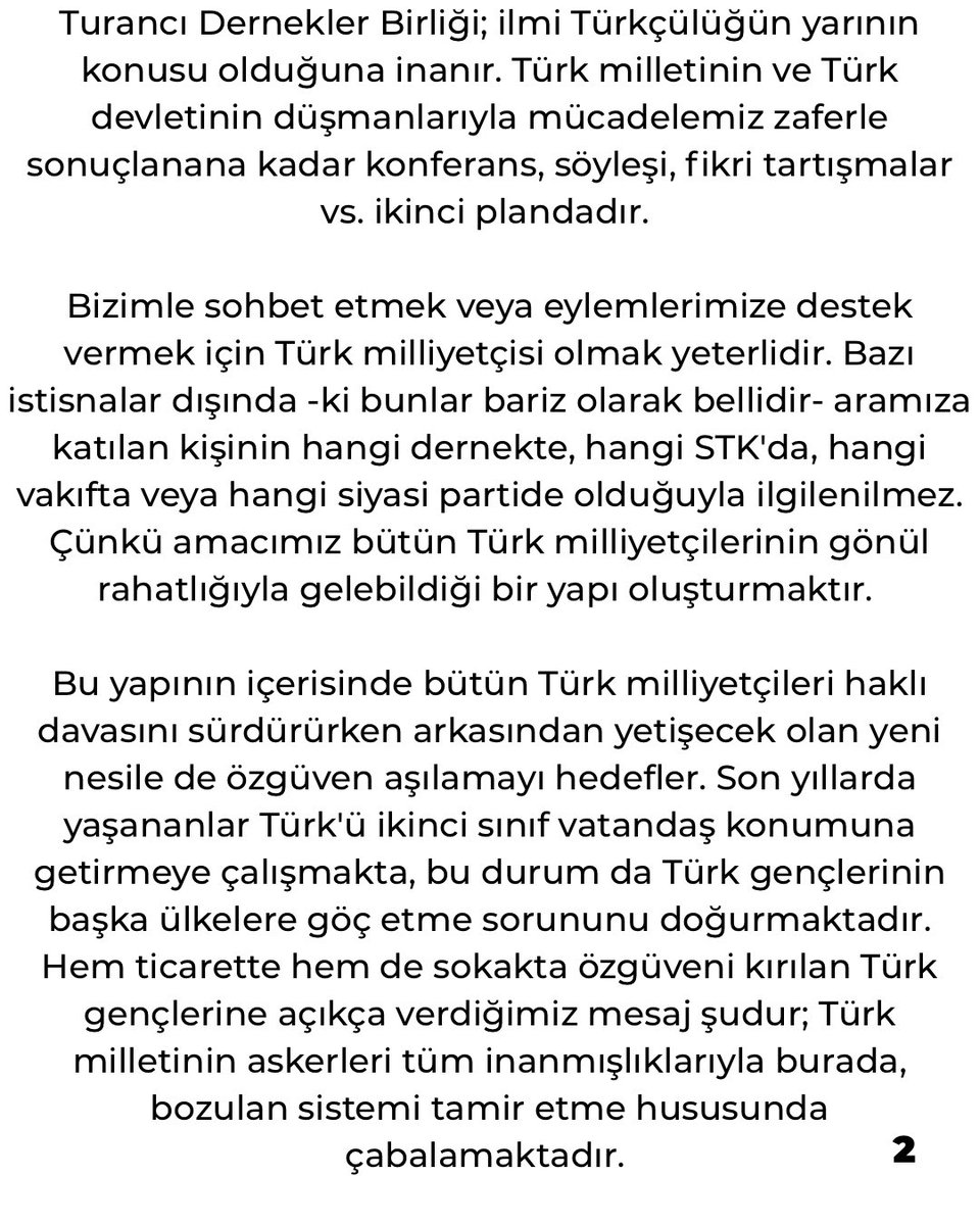 turancibirlik's tweet photo. Turancı Dernekler Birliği Bildirisidir. Kamuoyuna duyurulur.

#TurancıDernekleriBirliği https://t.co/1EV1yypOqI