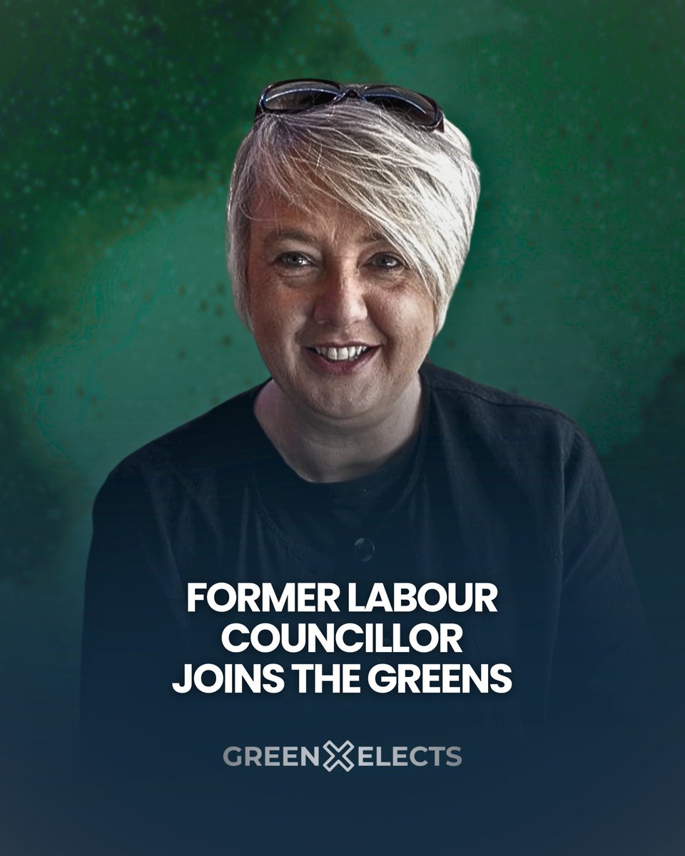 🚨 Bedford Borough councillor Caroline White, who was elected as a Labour candidate, has joined the Green Party! ⚪️➡️🟢

She left Labour over the government's plans for gruesome welfare cuts.

Kempston Central and East is now Green. 💚