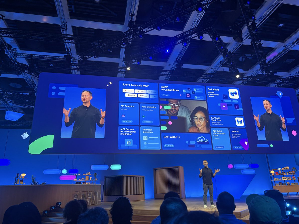nyike's tweet image. Vibe coding in @SAP Joule at #SAPTechEd