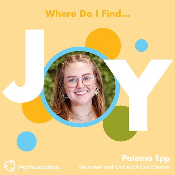GHFoundation's tweet image. Where do you find Joy? 

Paloma Epp, Grant Halliburton Foundation volunteer and outreach coordinator, connects with nature and discovered movement also brings her joy.

#findjoy #granthalliburtonfoundation #liveinhope