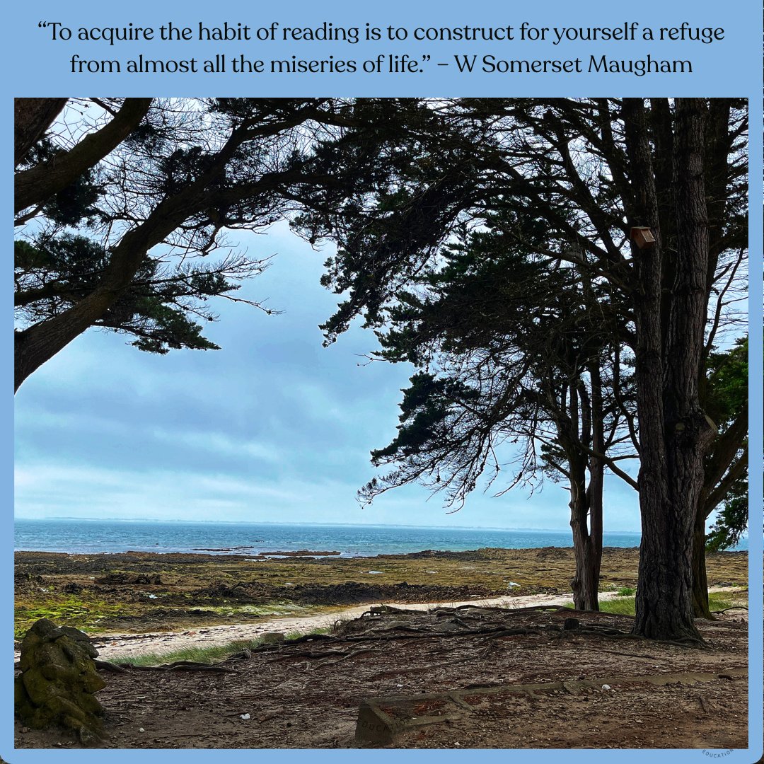 “To acquire the habit of reading is to construct for yourself a refuge from almost all the miseries of life.”
– W. Somerset Maugham

A quiet headland in Brittany… and the kind of refuge you can carry anywhere: a book.

#SomersetMaugham #BookQuote #ReadersOfX #LiteraryRefuge #Gre