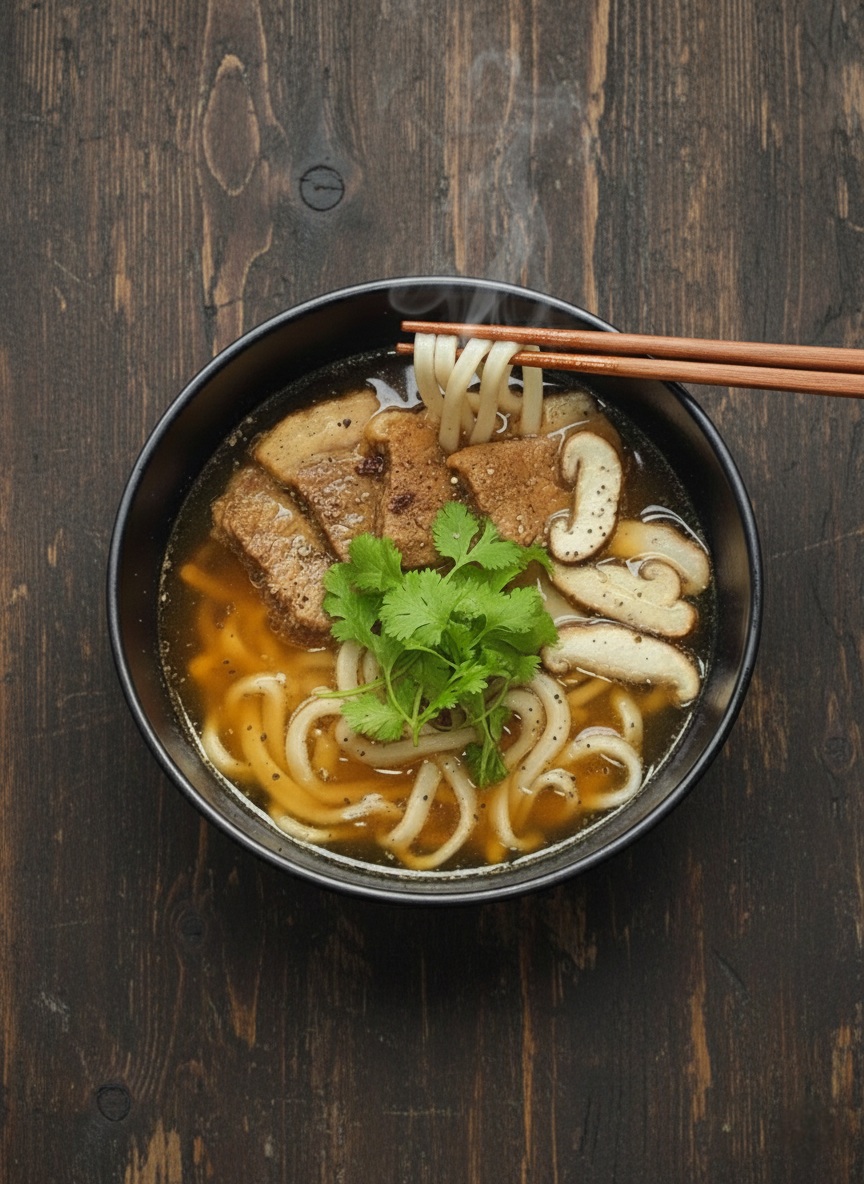 Get cozy with our new Black Pepper Udon!