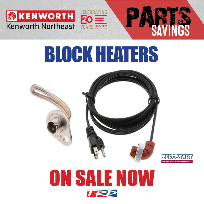 KenworthNE's tweet image. 🔥 Zero Start Block Heaters ON SALE! 🔥
Cold starts? Not a problem. Trusted performance + special pricing all month at Kenworth Northeast.
📍 View flyer: hubs.la/Q03QYh7w0
#ZeroStart #WinterReady #EngineProtection #TruckParts