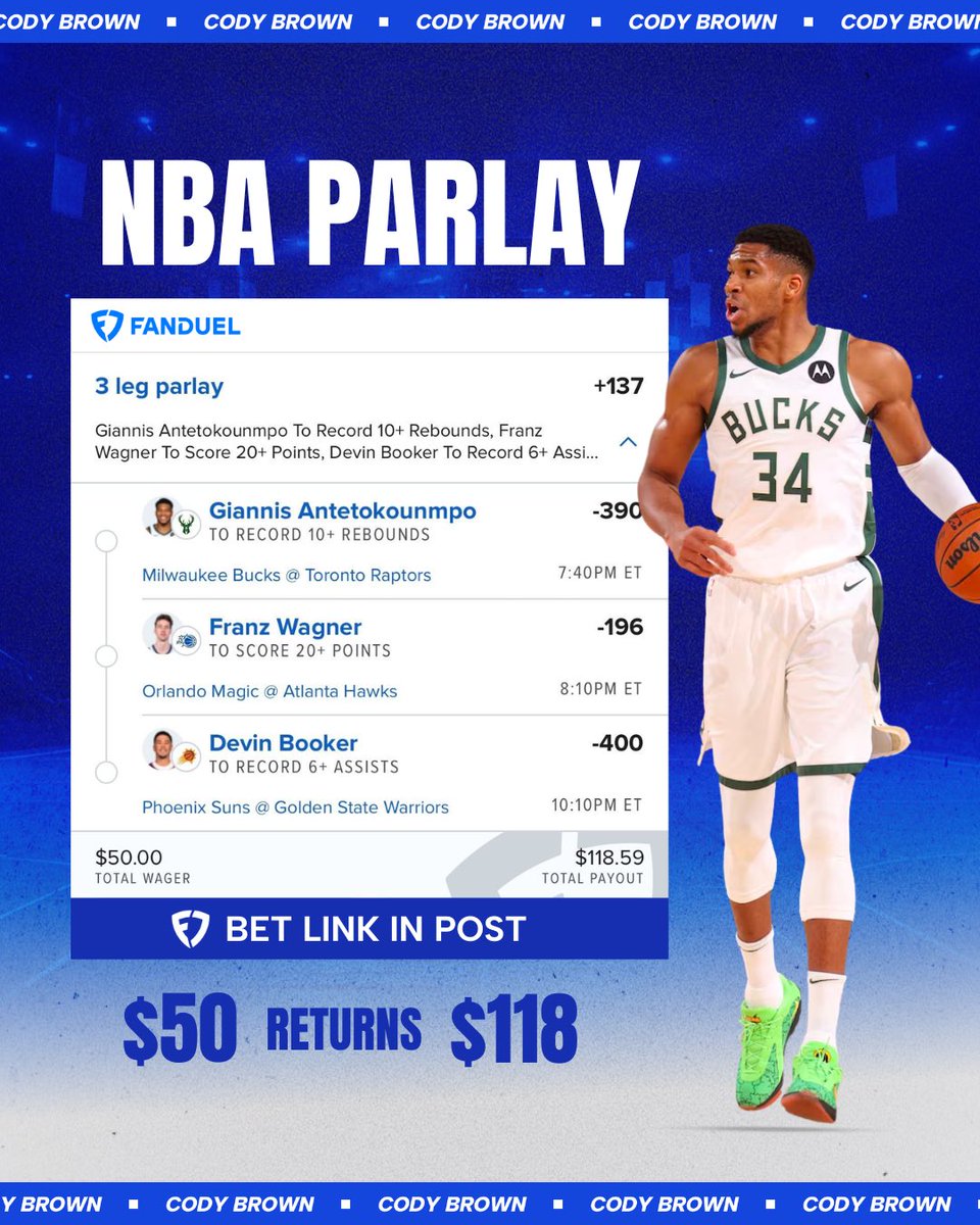 Cody Brown Bets tweet media