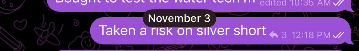 GannDecoder's tweet image. 🪙 Silver Update

• Nov 3 — Taken a short at ₹1,49,700
• Nov 4 — Booked 50% and then fully exited around ₹1,45,700
→ Gain: ~4000 points ≈ ₹1,20,000/- per lot (MCX)
• After booking — Re-entered long, SL = today’s low → risking only the profit from the prior short

#Silver…
