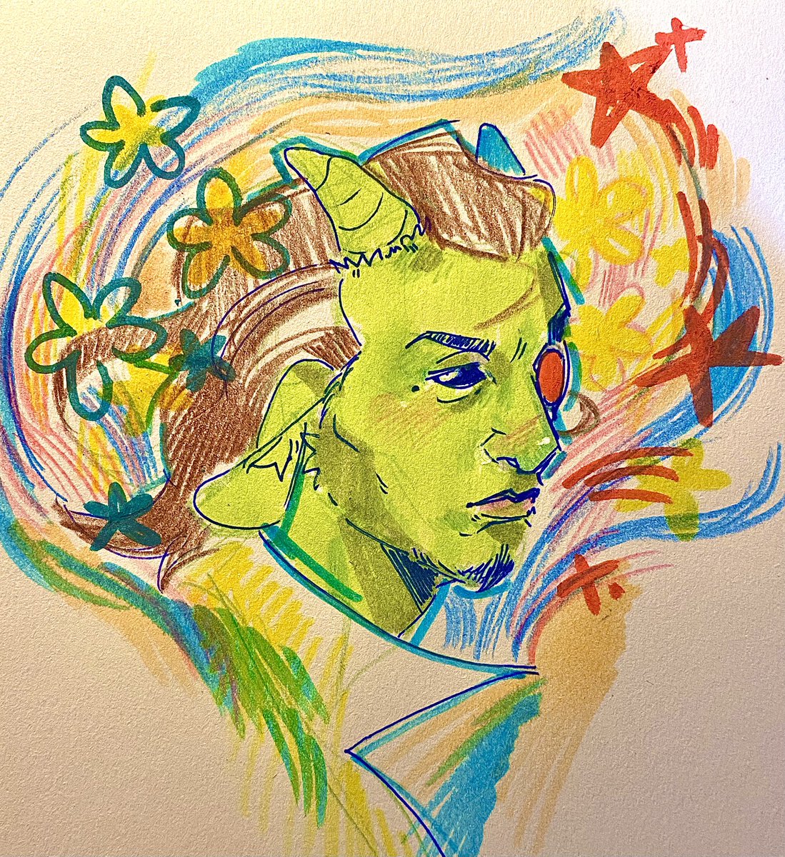 Doodle as I am planning projects 🌼 #docm77fanart