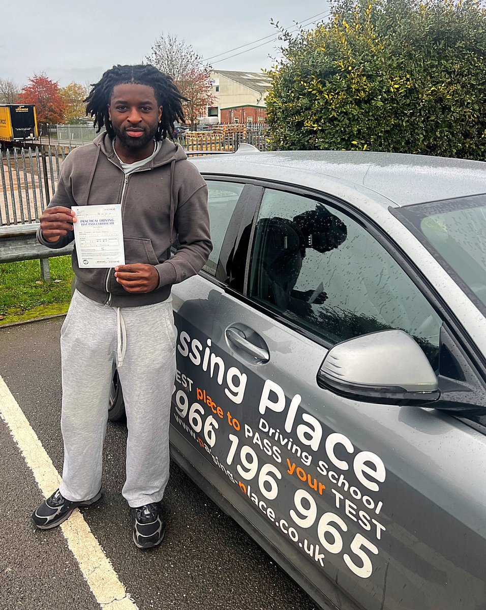 Pass Time!

Today is a very good day ! 
After a few years, two bad injuries, 3 years at Uni and a couple of tests Robert Da Silva has only gone and passed his driving test!
Great work 👏👏👏

Congratulations Robert  🎉🎉🎉

passing-place.co.uk