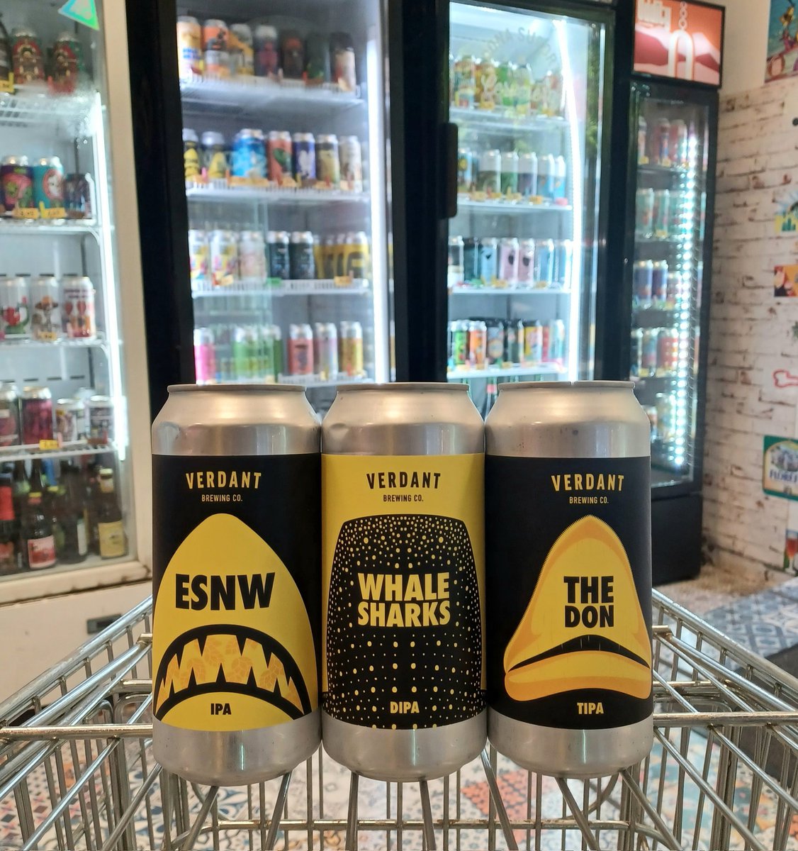 Verdant at OKasional Beer! 
🦈 ESNW - IPA - 6,5% 
🐋 Whale Sharks - DIPA - 8,4% 
🦷 The Don - TIPA - 10% 
okasional-beer.com 
#craftbeer #beer #cerveza #taproom #Barcelona