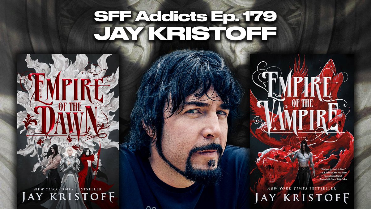 Ep. 179 is LIVE! Join co-hosts <a href="/mjkuhnbooks/">M. J. Kuhn</a> &amp; <a href="/GretaKKelly/">Greta Kelly, Fantasy Author, SFF Addicts Co-Host</a> for their interview with bestselling author <a href="/misterkristoff/">Jay Kristoff News/Updates</a>, where they chat about his new novel Empire of the Dawn and more.

Stream/download/watch Ep. 179:
linktr.ee/SFFAddicts
youtu.be/una1URxLILM?si…
<a href="/StMartinsPress/">St. Martin's Press</a>