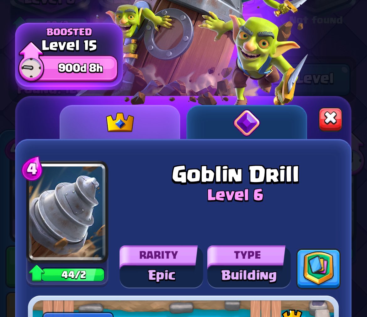 Noticed this yesterday, but I just randomly have goblin giant and drill boosted for 900 days? Not sure what this is