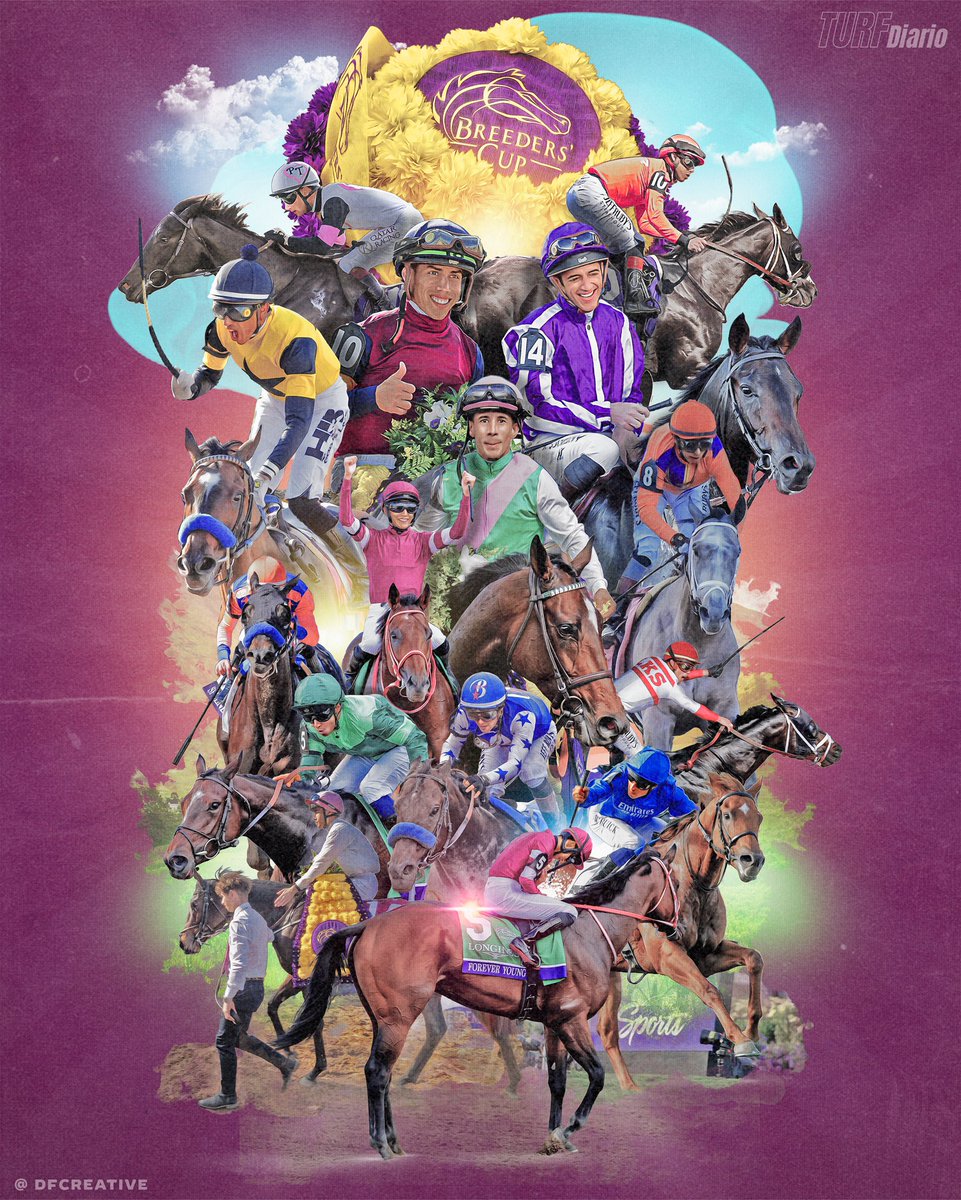 dfcreative's tweet image. 🎨 Nuevo trabajo para @TurfDiario por una nueva edición de la @BreedersCup !