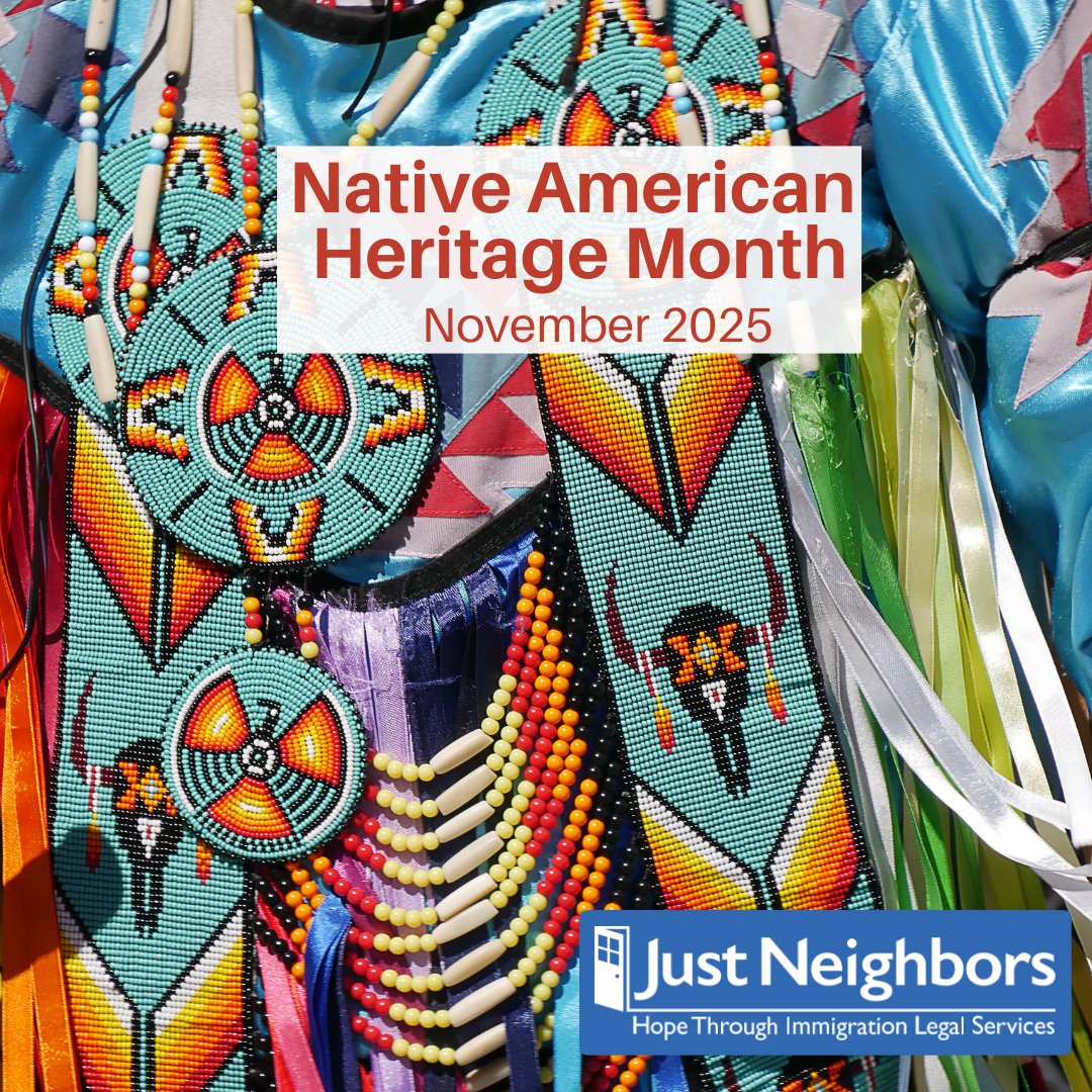 November is Native American Heritage Month.

At Just Neighbors, we honor the Indigenous peoples whose histories and cultures shape our shared communities.

We work on the unceded land of the Piscataway and Nacotchtank and honor their ongoing presence and leadership.