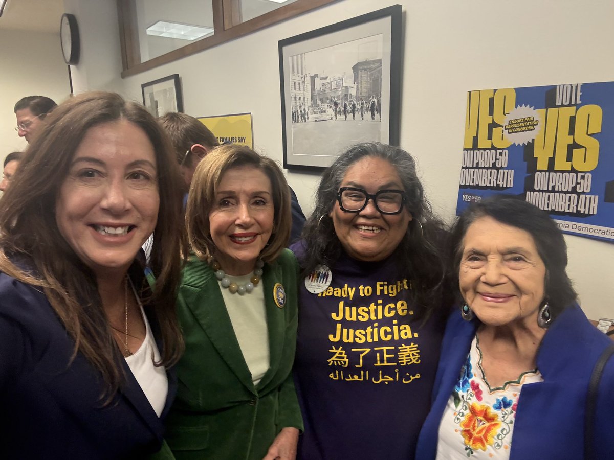 I am LIVE on <a href="/knxnews/">KNX News 97.1 FM</a> talking YES on Prop 50 — California will draw the line at Trump’s Texas power grab and uplift working families- with the women bringing the biggest gender gap Trump has ever seen!