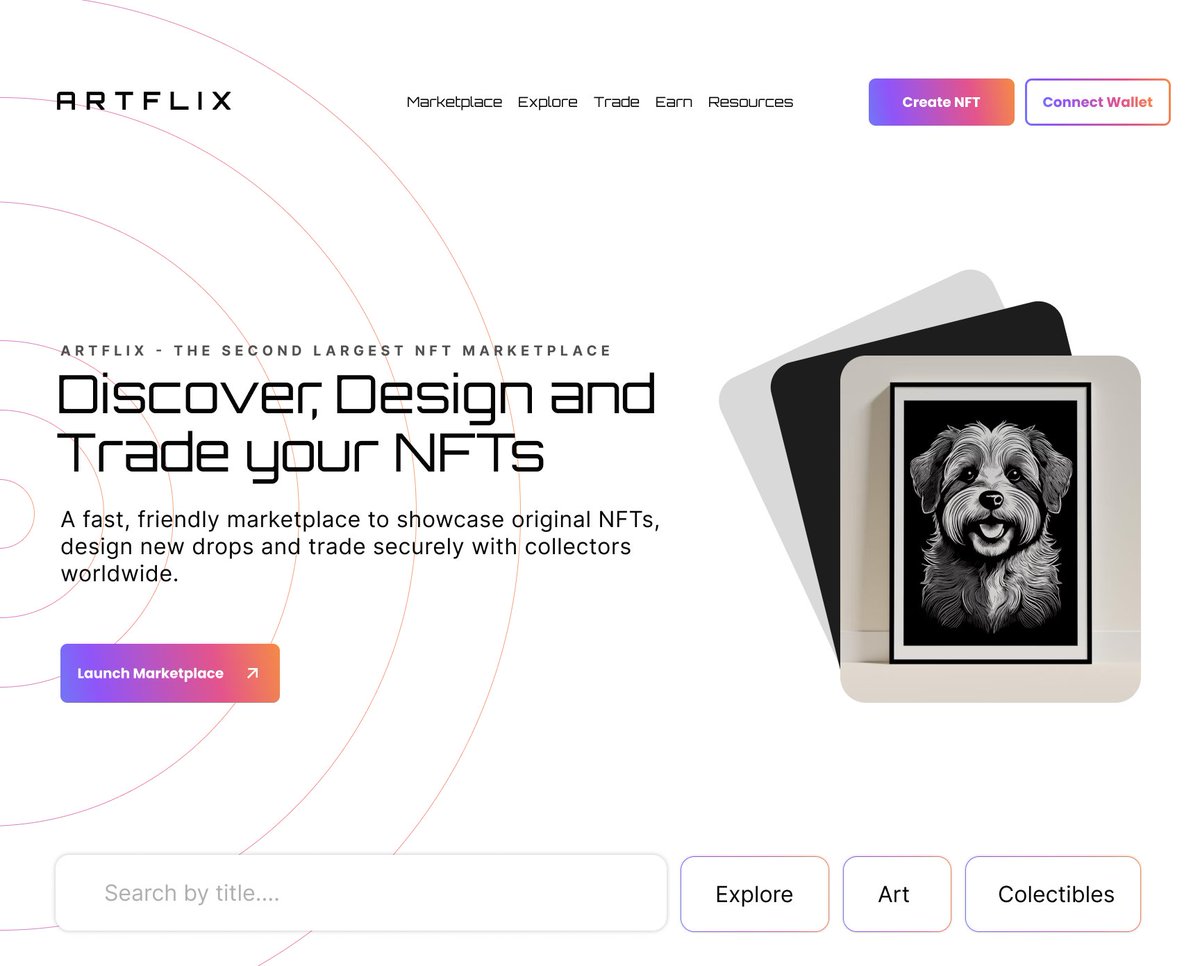 Codedhub_Studio's tweet image. Day 23 - NFT hero section for Artflix

Focused on clean visuals, smart hierarchy &amp;amp; minimal gradients for a fresh Web3 vibe.

Discover. Design. Trade your NFTs.

Which UI appeal more to you

Slide 1 or 2

#NFTs #NFT #NFTCollection #NFTartist #NFTdrops #DEFİ #CryptoMarket #Trump