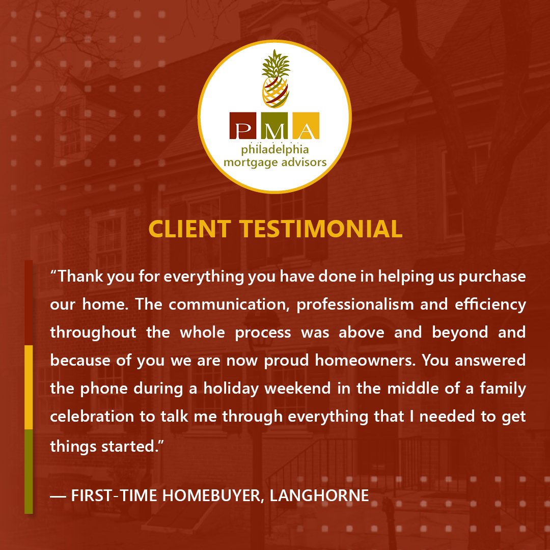 PhillyAdvisors's tweet image. We love helping first-time homebuyers purchase a home!

Let us show you how our exceptional local service and wide array of mortgage programs sets us apart.

Contact us to get started on your next move, we’re always here to help you!

- phillyadvisors.com/contact
-…