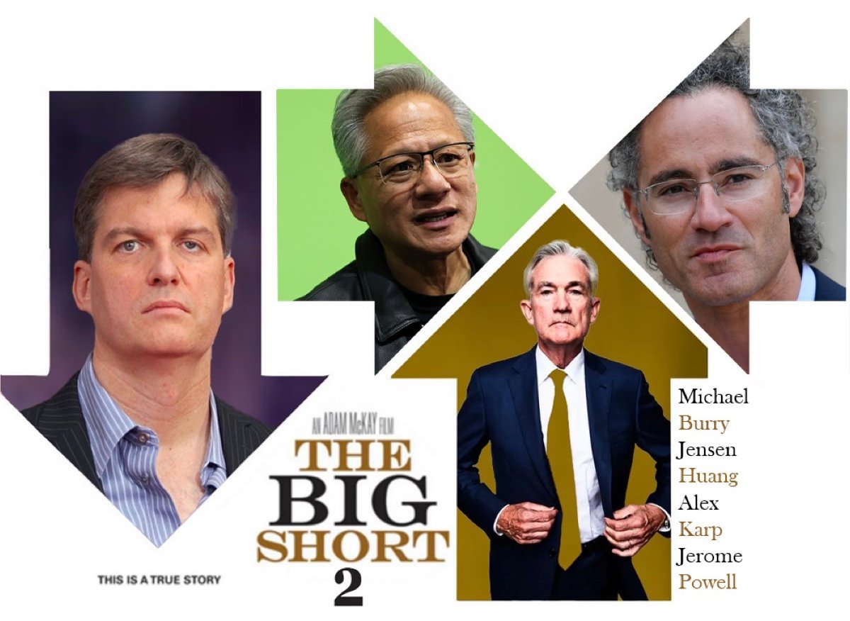 Michael Burry's hedge fund has 80% of it's $1.38B portfolio on Nvidia &amp; Palantir puts 

Can't wait for The Big Short 2