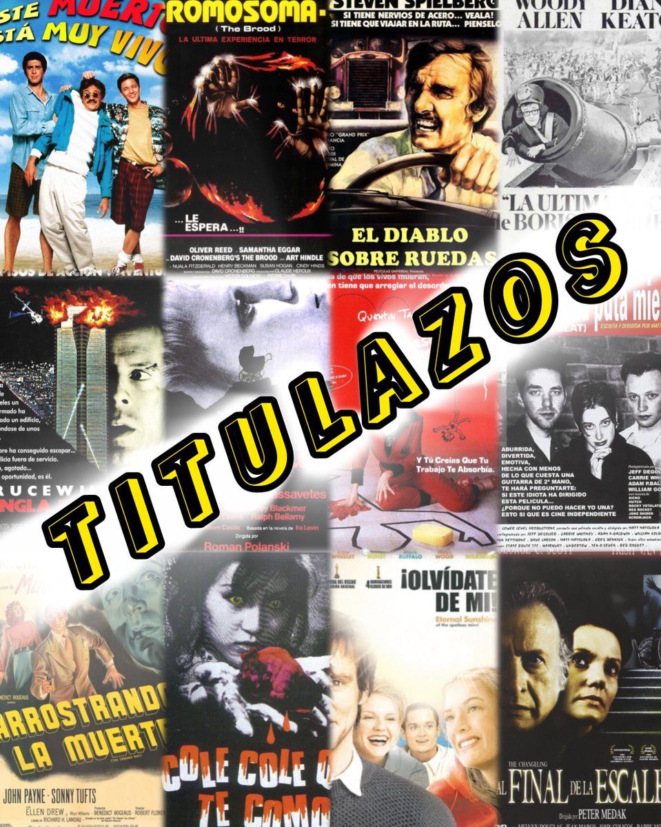 satoshioshii's tweet photo. Muchos se quejan de las traducciones de películas en España.
No hay razón de ello...

De hecho nadie hace traducciones tan graciosas e imaginativas como en nuestro país.
En este hilo traigo algunos de los más curiosos e injuriosos ejemplos...

🧵🪡 https://t.co/vzBx4n42nI