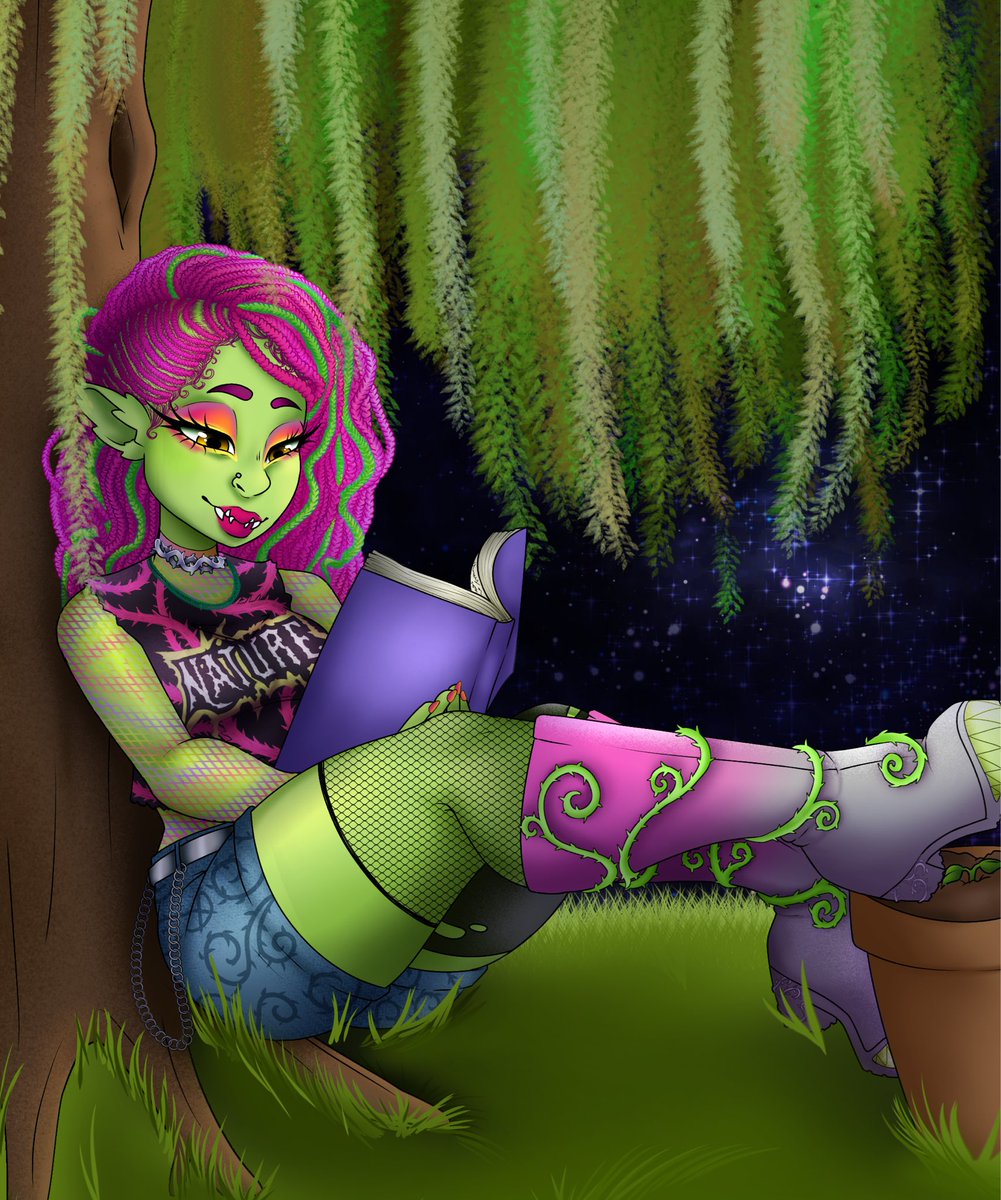 TentaBunni's tweet photo. She be readin’
#venusmcflytrap #monsterhigh #fanart https://t.co/RFdTjP5avE