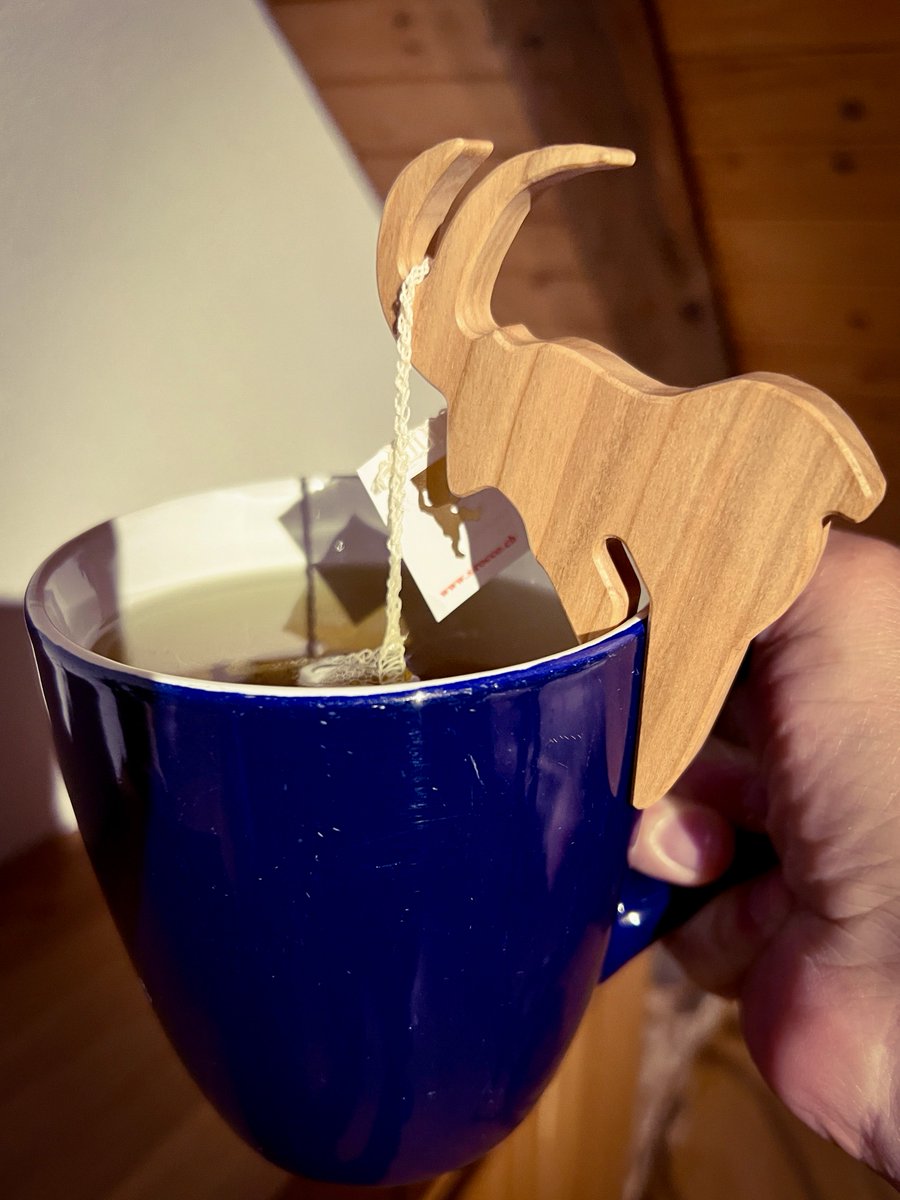 Mein neuer Teebeutelhalter.😊

#Bergwelt #Bergliebe #Alpen