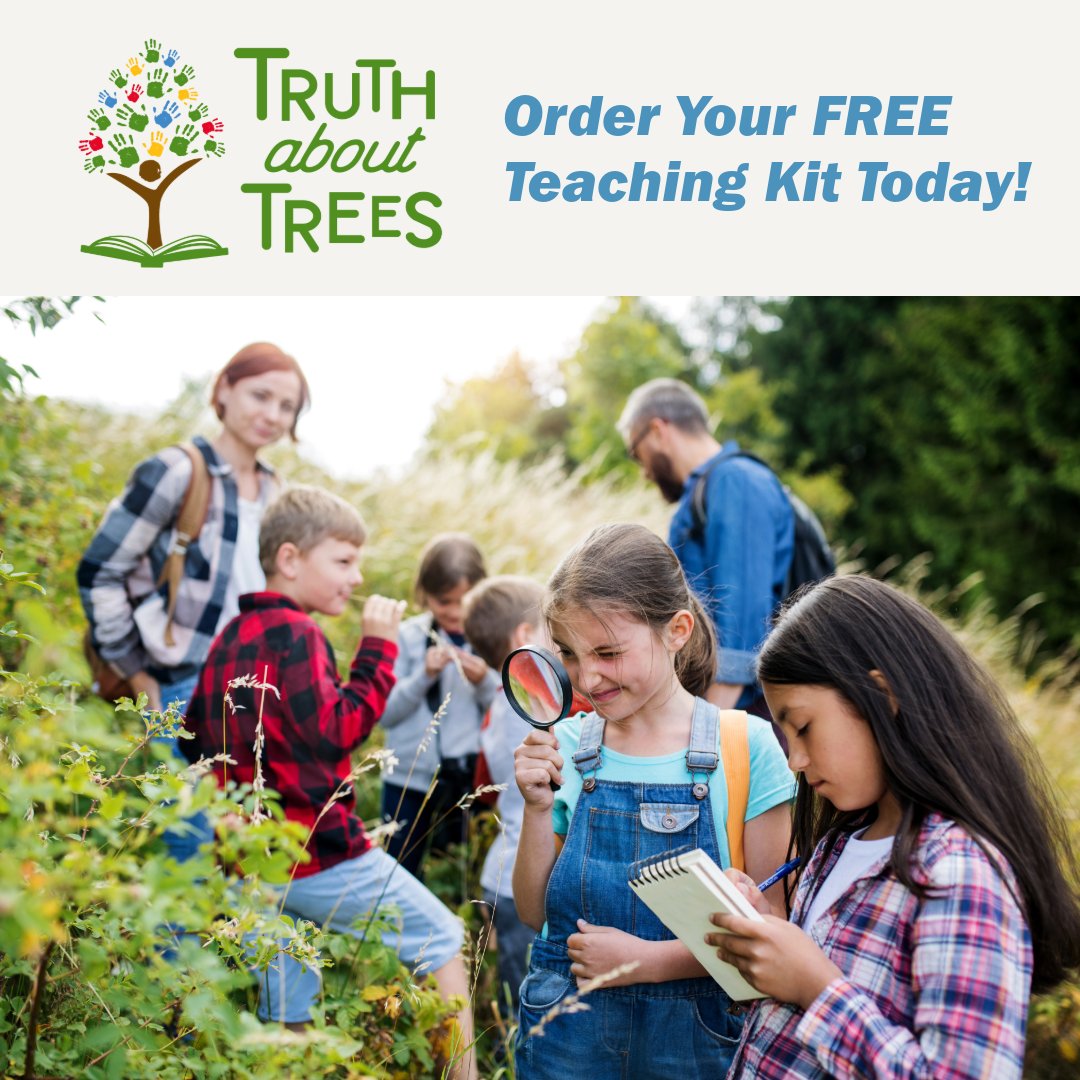 ‼️Attention teachers‼️ Did you know you can get a FREE #TruthAboutTrees Teaching Kit for your classroom? 🌳🌲

The kit brings science to life, including hands-on lessons, flashcards, videos &amp; more designed for elementary students. 

💚 Request your kit: bit.ly/3WxnZcI