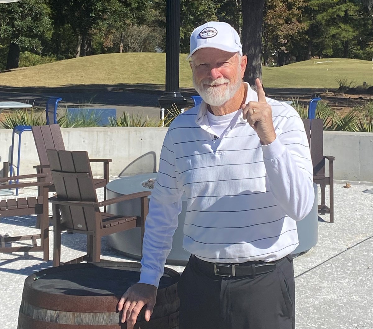 👏 Congratulations to Fred Robinson, who hit his NINTH career hole-in-one on Tuesday at Crowfield! Fred used a pitching wedge to ace the 98-yard hole #13. The shot was witnessed by John Farrell and David Struthers. #holeinone #golfing #GooseCreekSC