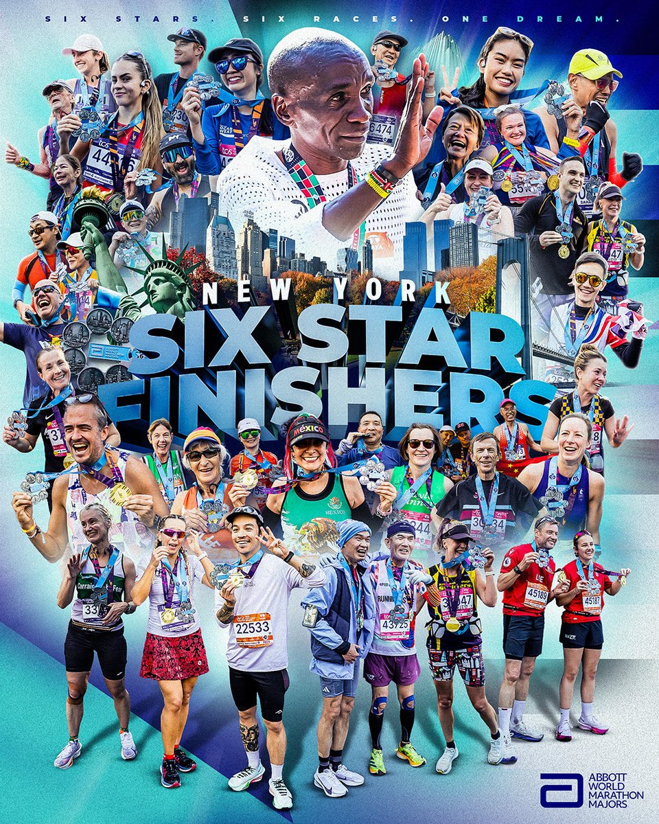 This weekend, 415 athletes from around the world completed their Six Star journey in Central Park.

Six Stars. Six Races. One Dream.

Welcome to the Club.