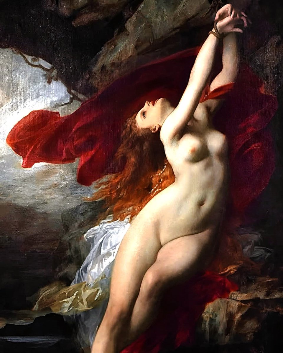 AlexandraSoro's tweet photo. "Angelica Tied to the Rock" (1869)
By Jules Louis Machard. (1839–1900) 🖌️🌹
French painter. https://t.co/oULgRRqqaY