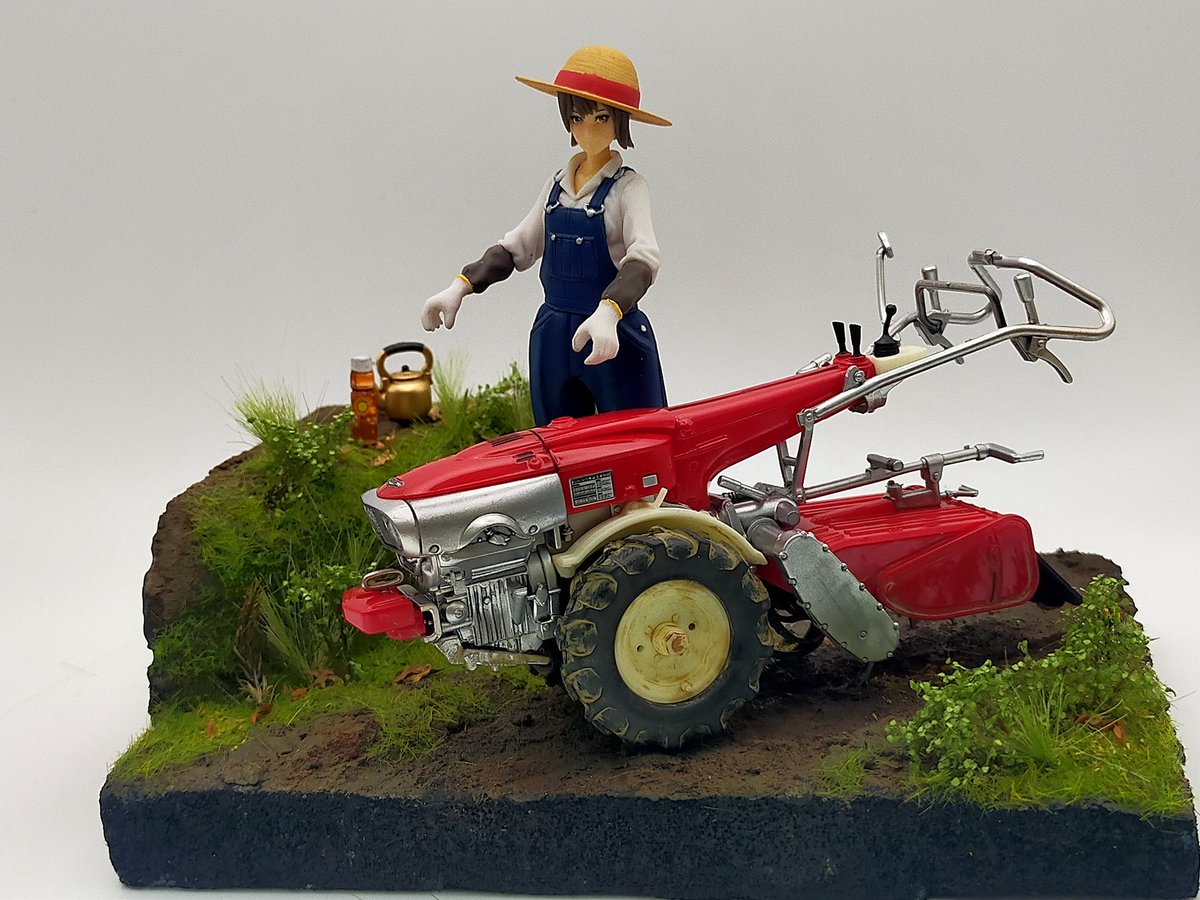 v1m30Sxi1jPSP6K's tweet image. みのりさんのプラモ、私の数少ない女の子プラモ。今度船外機も出るみたいでとても楽しみです
#ジオラマ